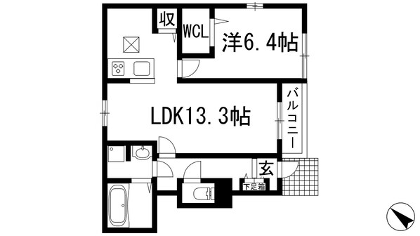 アルドーレ2の物件間取画像